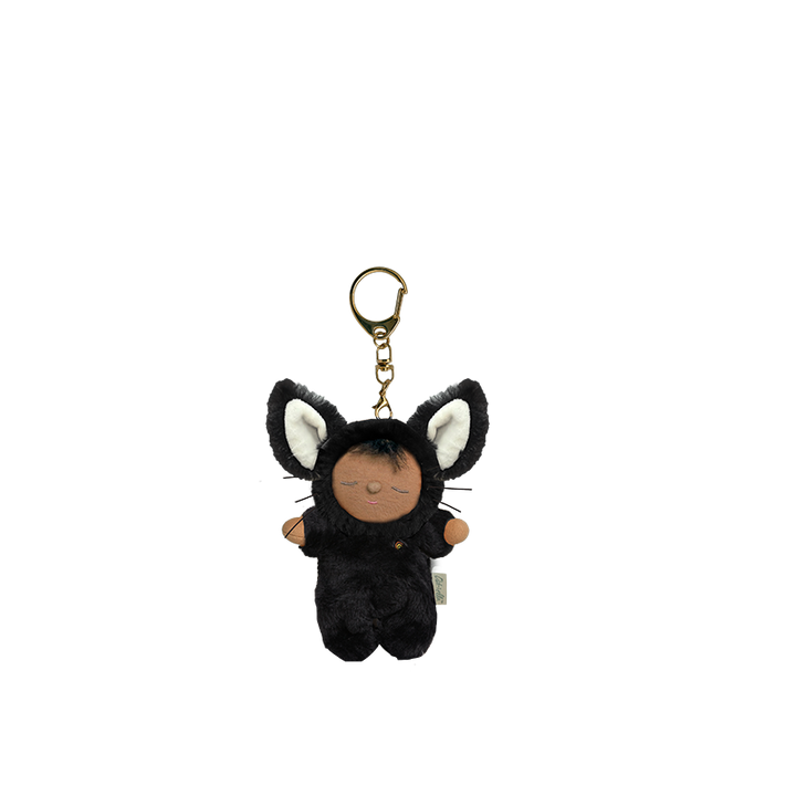 Olli Ella – Cozy Bag Charm – Cat Nox