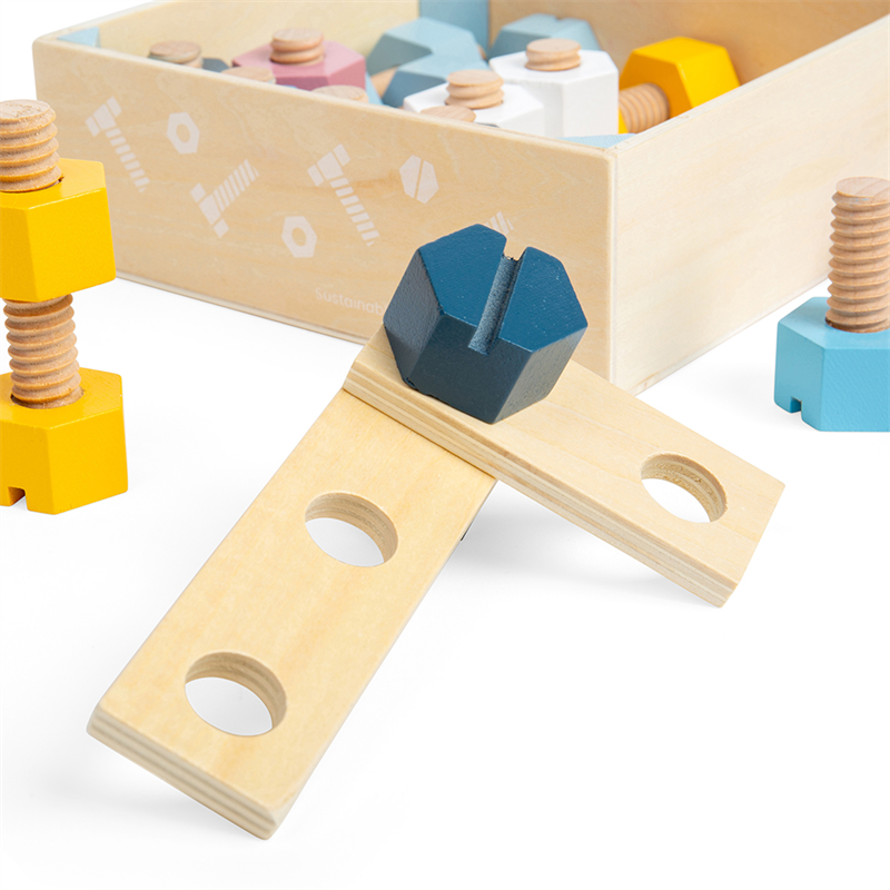 Bigjigs Toys - Crate of Nuts and Bolts