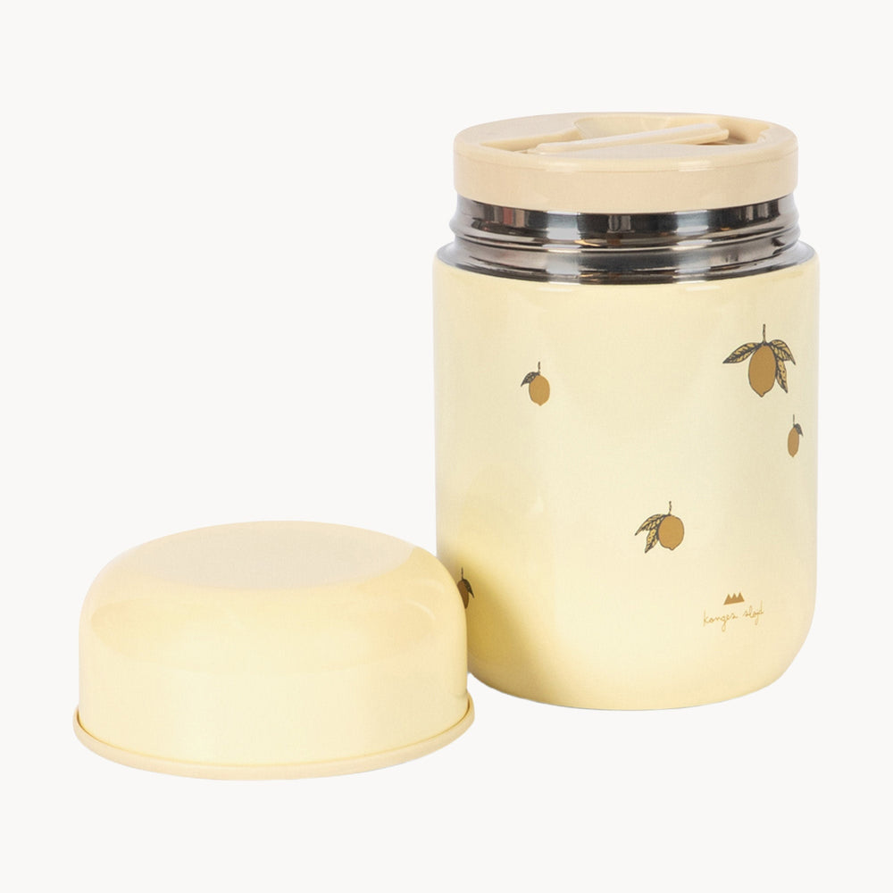 Konges Slojd – Thermo Food Jar – Lemon - Mabel & Fox