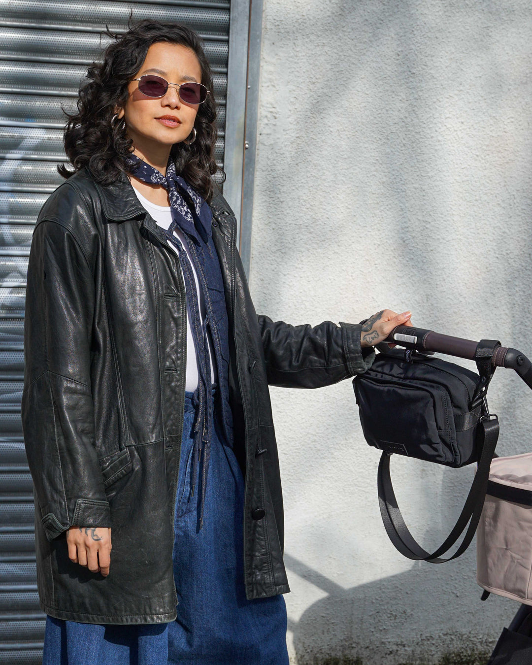 Hiro Buggy Organiser / Changing Bag Black - Mabel & Fox
