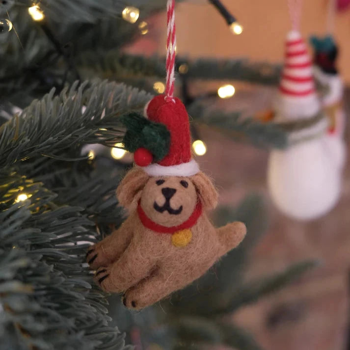 Fiona Walker - Christmas Decoration - Labrador - Mabel & Fox