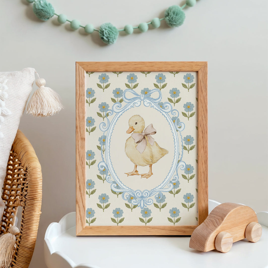 Kumo Art Prints - Vintage Duckling - Mabel & Fox