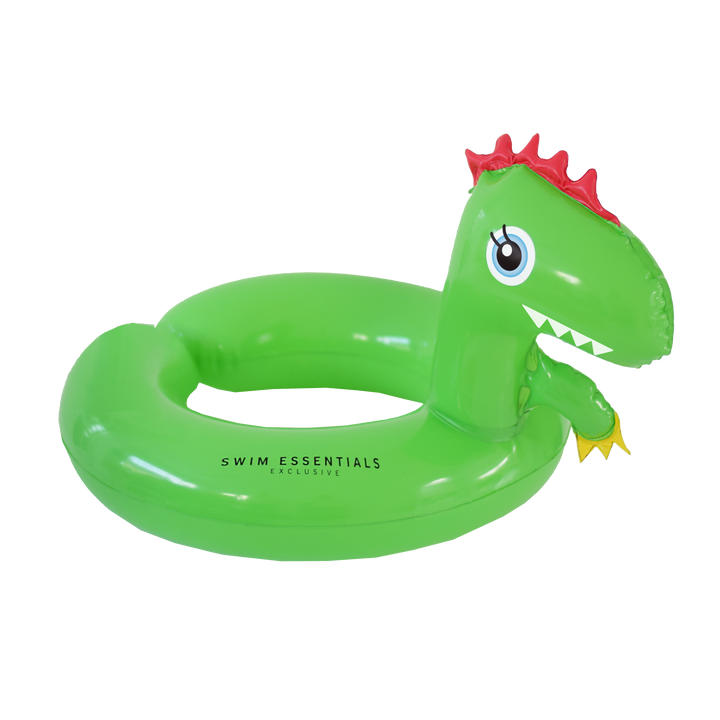 Swim Essentials - Animal Swim Split Ring - Green Dino - 65cm