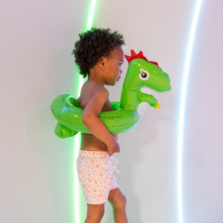 Swim Essentials - Animal Swim Split Ring - Green Dino - 65cm