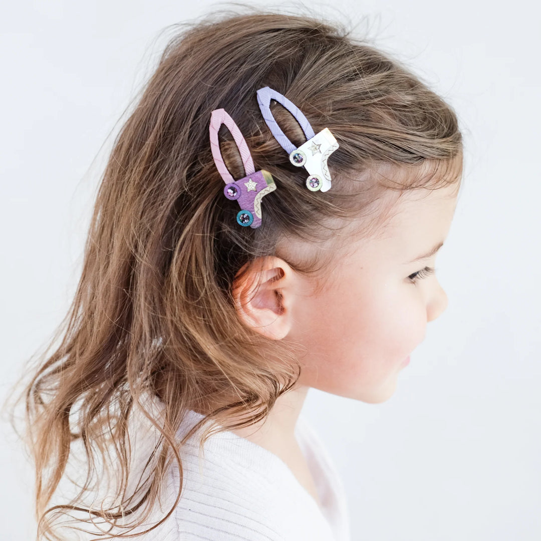 Mimi & Lula - Clic Clac Hair Clips - Disco Rollerskates