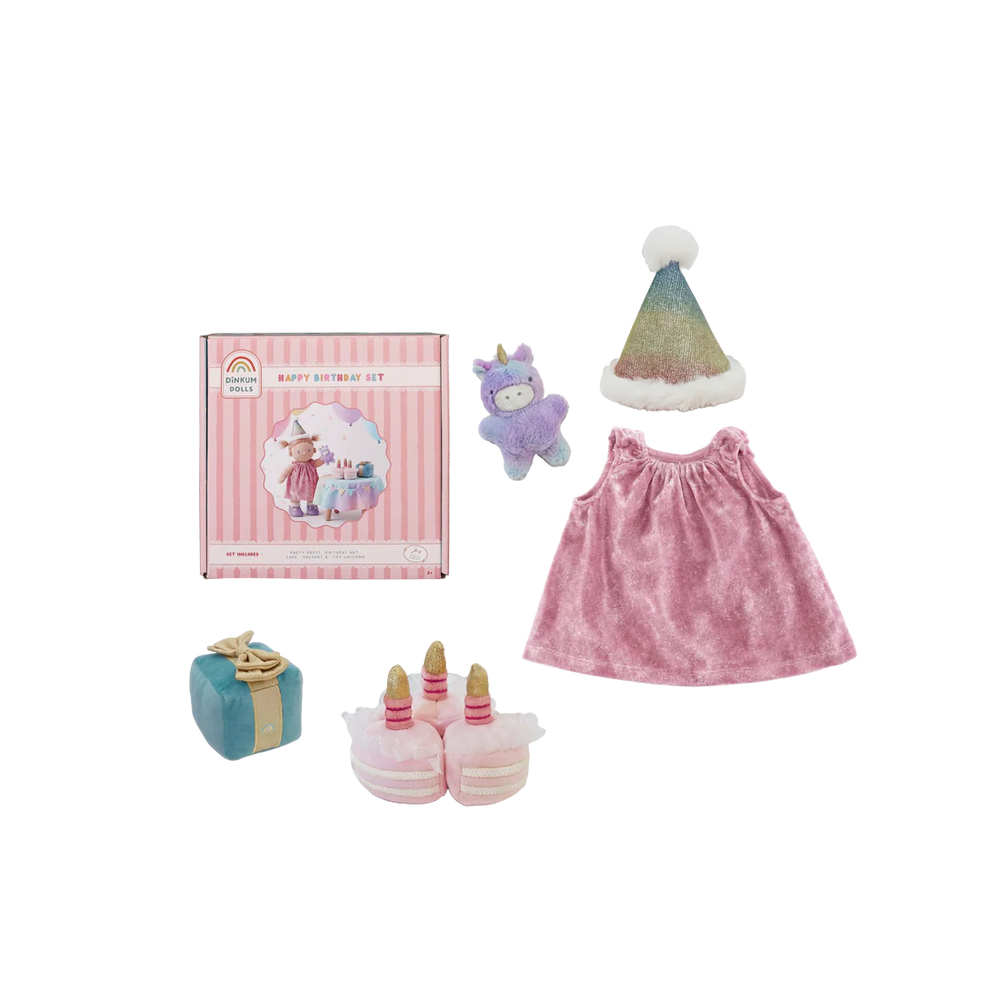 Dinkum Dolls - Happy Birthday Set - Mabel & Fox
