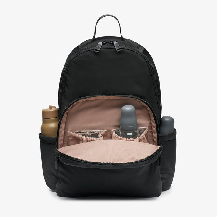 Elwood 2.0 Changing Backpack Black Woven - Mabel & Fox