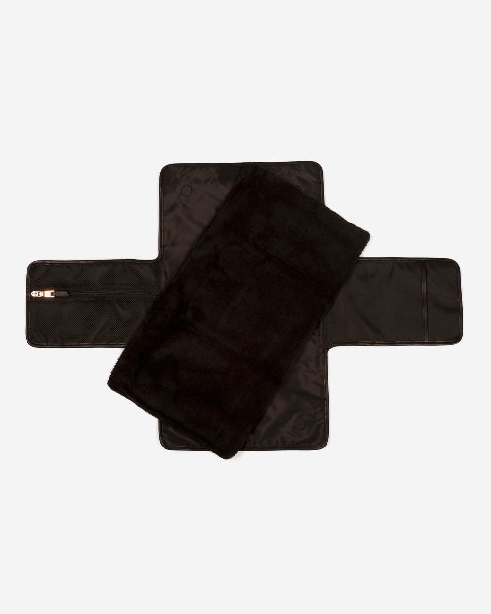 Tiba + Marl Etta Changing Clutch Brown Modern Floral Print