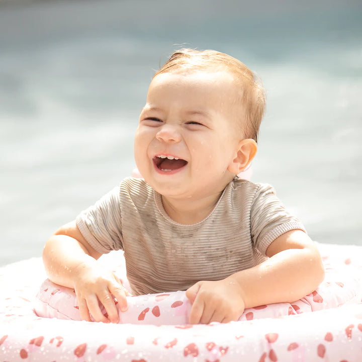 Swim Essentials - Baby Float - Pink Leopard-0-1 years - Mabel & Fox