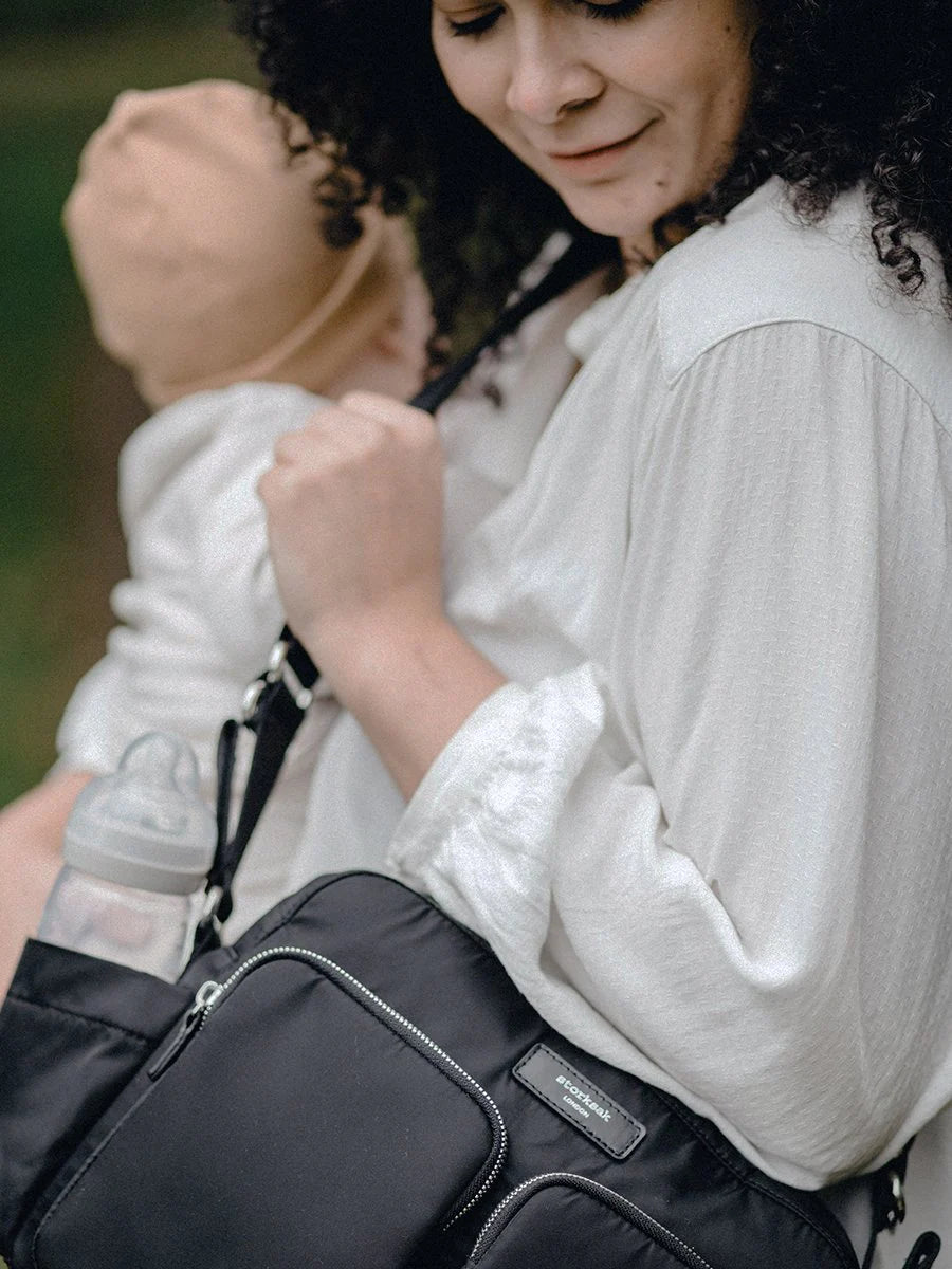 Storksak - Eco Stroller Bag - Black - Mabel & Fox