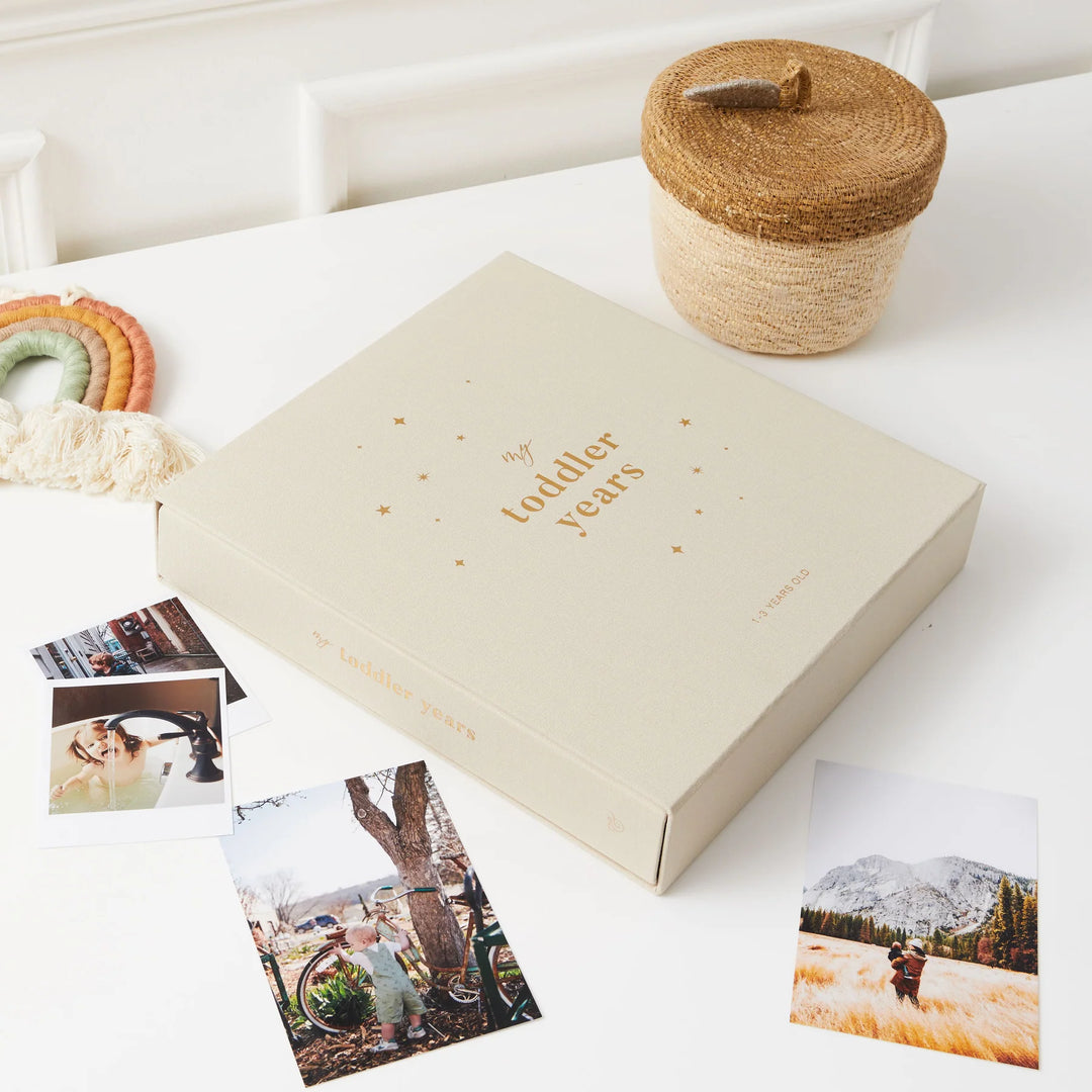 Blush & Gold - My Toddler Years Photo Album - 1-3 Years - Mabel & Fox
