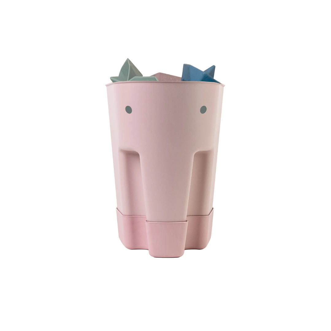 Shnuggle - Ellie Bath Toy Drying Caddy - Blush Pink