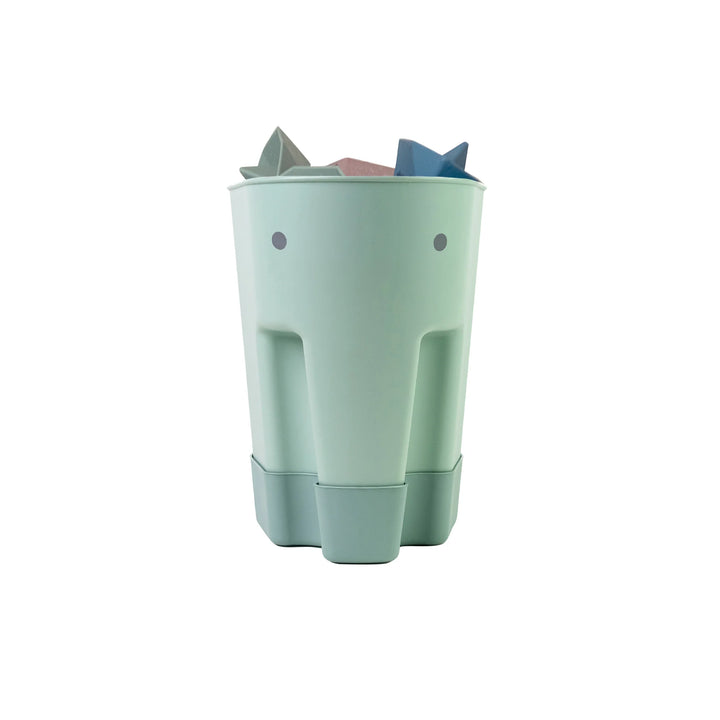 Shnuggle - Ellie Bath Toy Drying Caddy - Eucalyptus Green