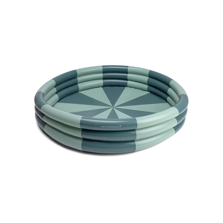 Swim Essentials - Inflatable Swimming Pool - Green Striped - 150cm