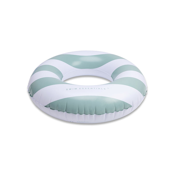 Swim Essentials - Swim Ring - Green & White Stripes - 90cm