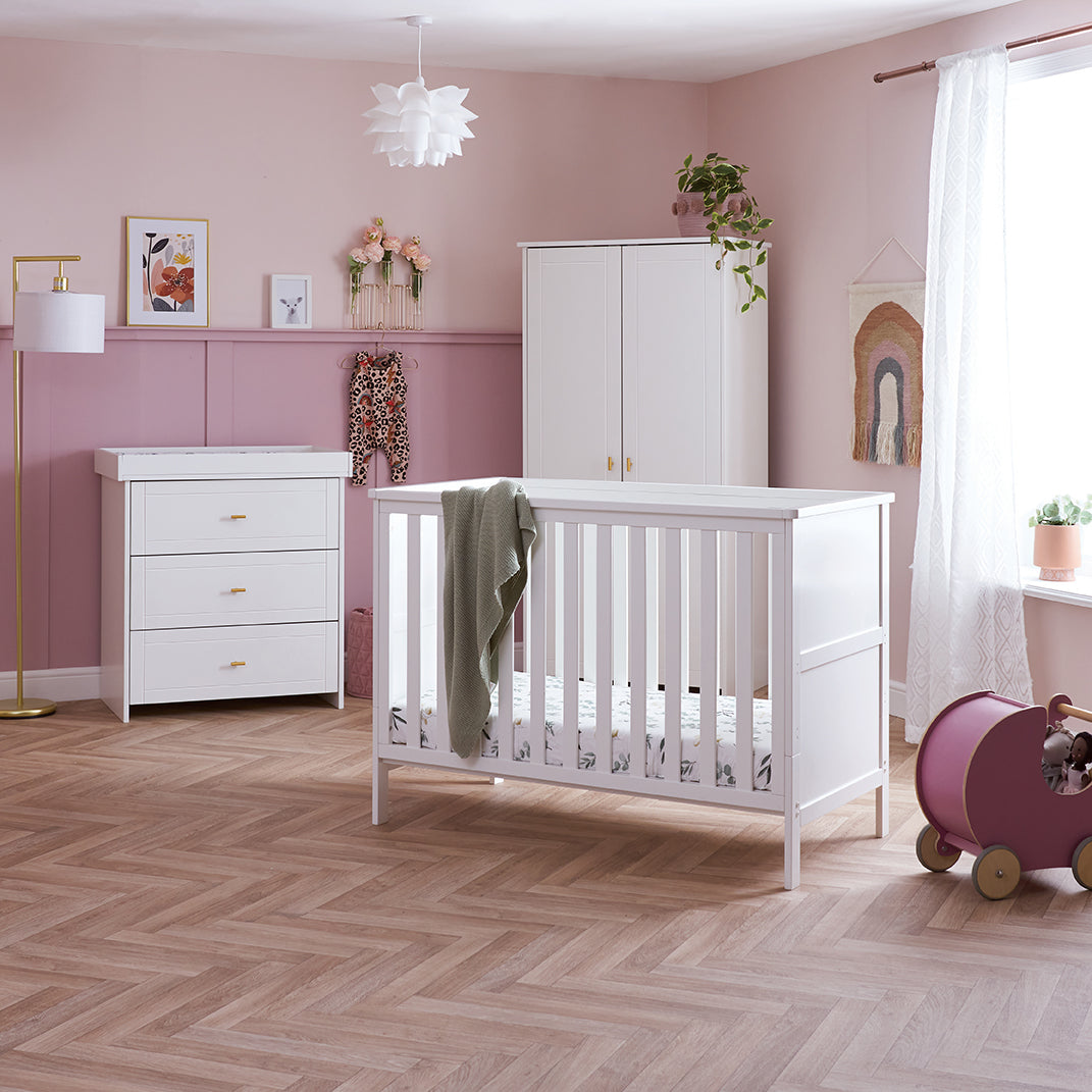 OBaby - Evie Mini 2 Piece Room Set - White