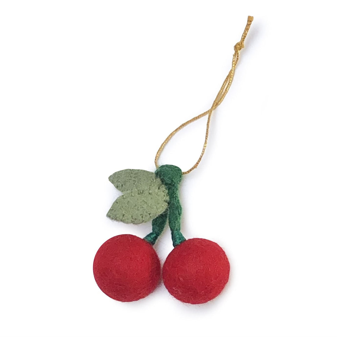 Gamcha - Handmade Christmas Decoration - Red Cherry