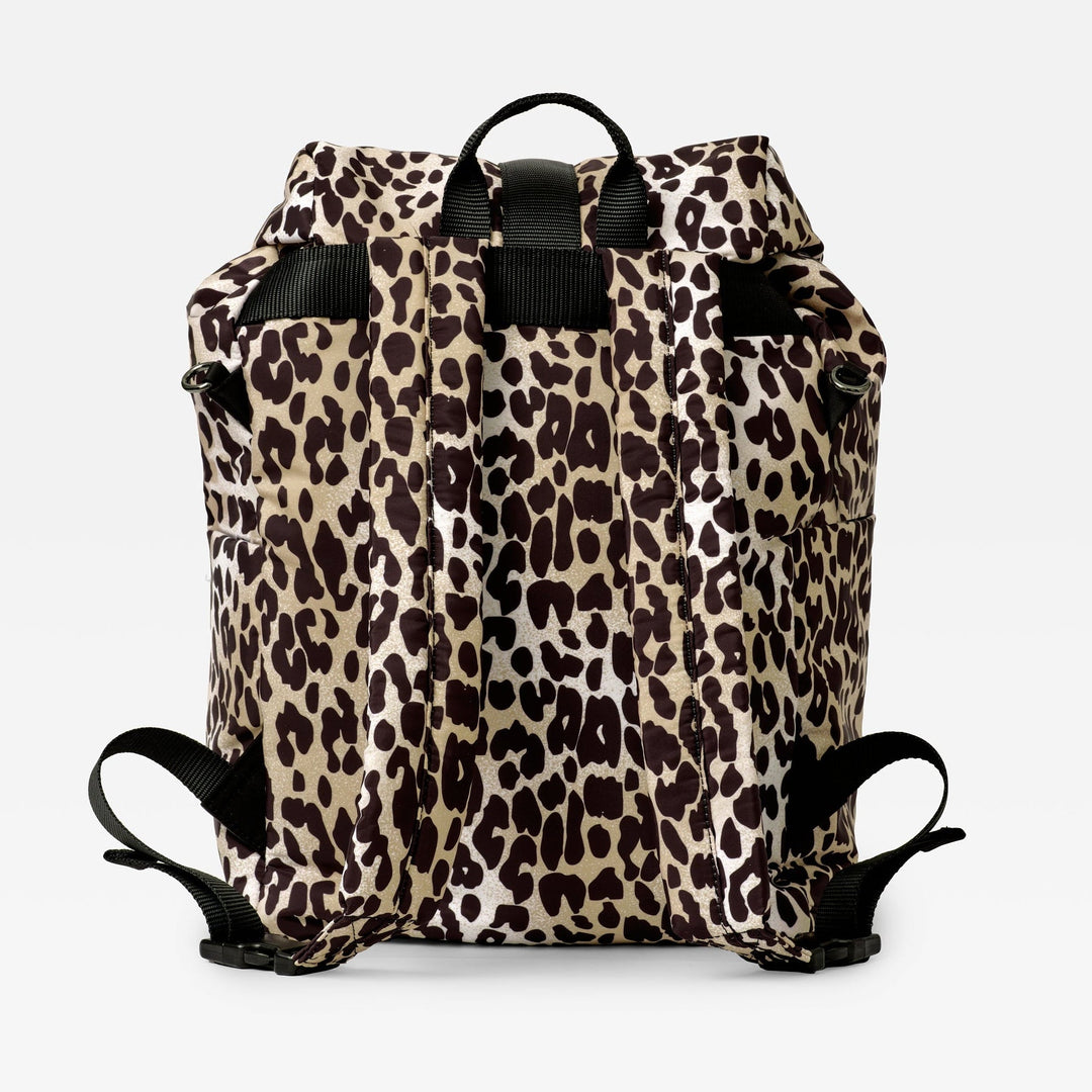 Finnson - ELISE Eco Changing Backpack with Changing Mat - Leopard - Mabel & Fox