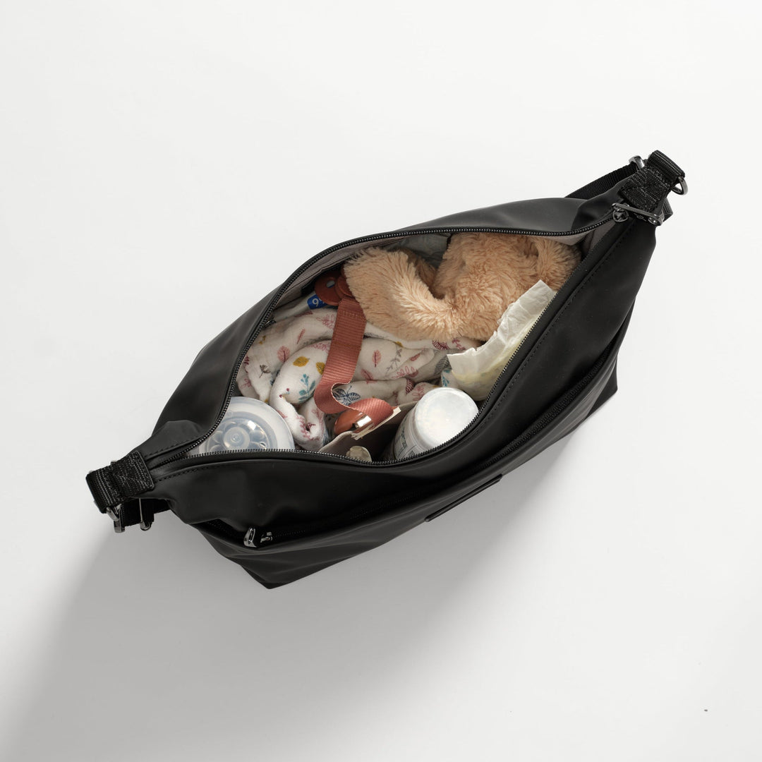 Finnson - FIA Eco Stroller Organiser with Stroller Clips - Black - Mabel & Fox