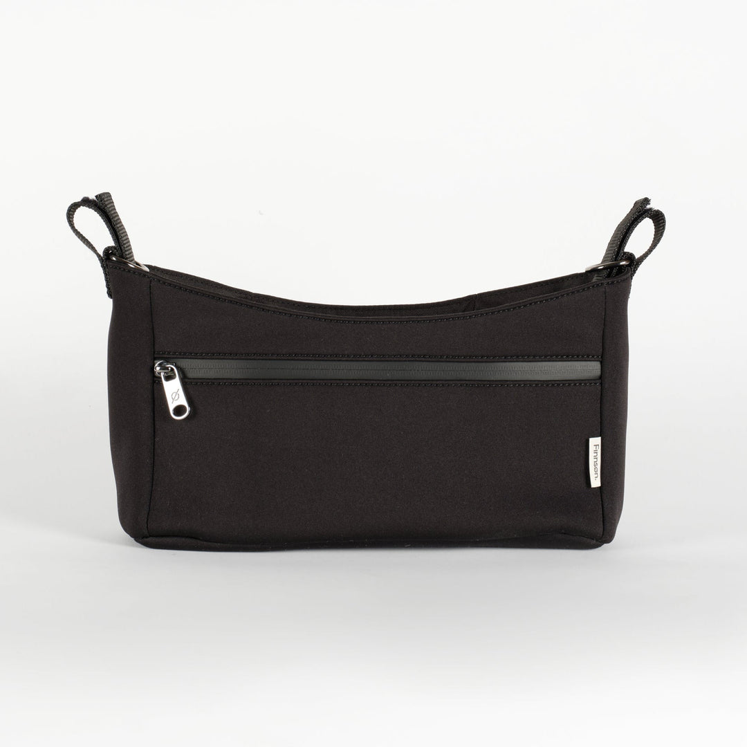 Finnson - ODIN Eco Stroller Caddy with built in stroller clips - black - Mabel & Fox