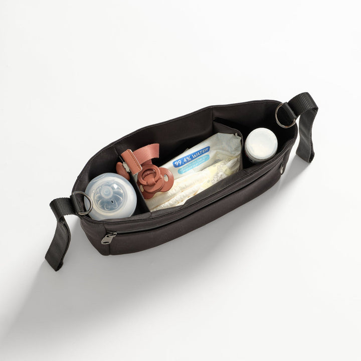Finnson - ODIN Eco Stroller Caddy with built in stroller clips - black - Mabel & Fox