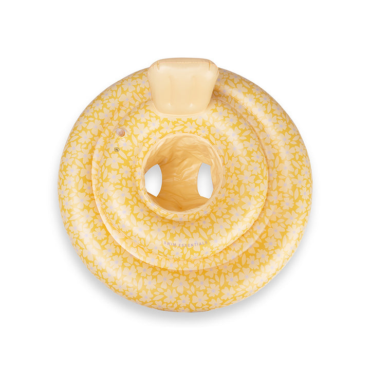 Swim Essentials - Baby Float - Florish Yellow- 0-1 years