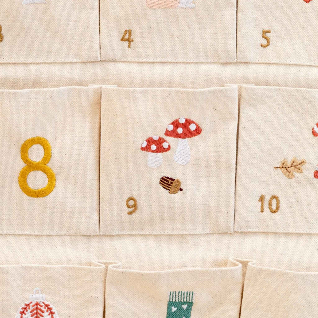 Tutete - Embroidered Advent Calendar - Mabel & Fox