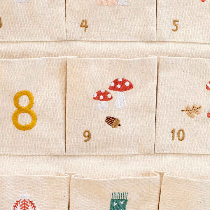 Tutete - Embroidered Advent Calendar - Mabel & Fox