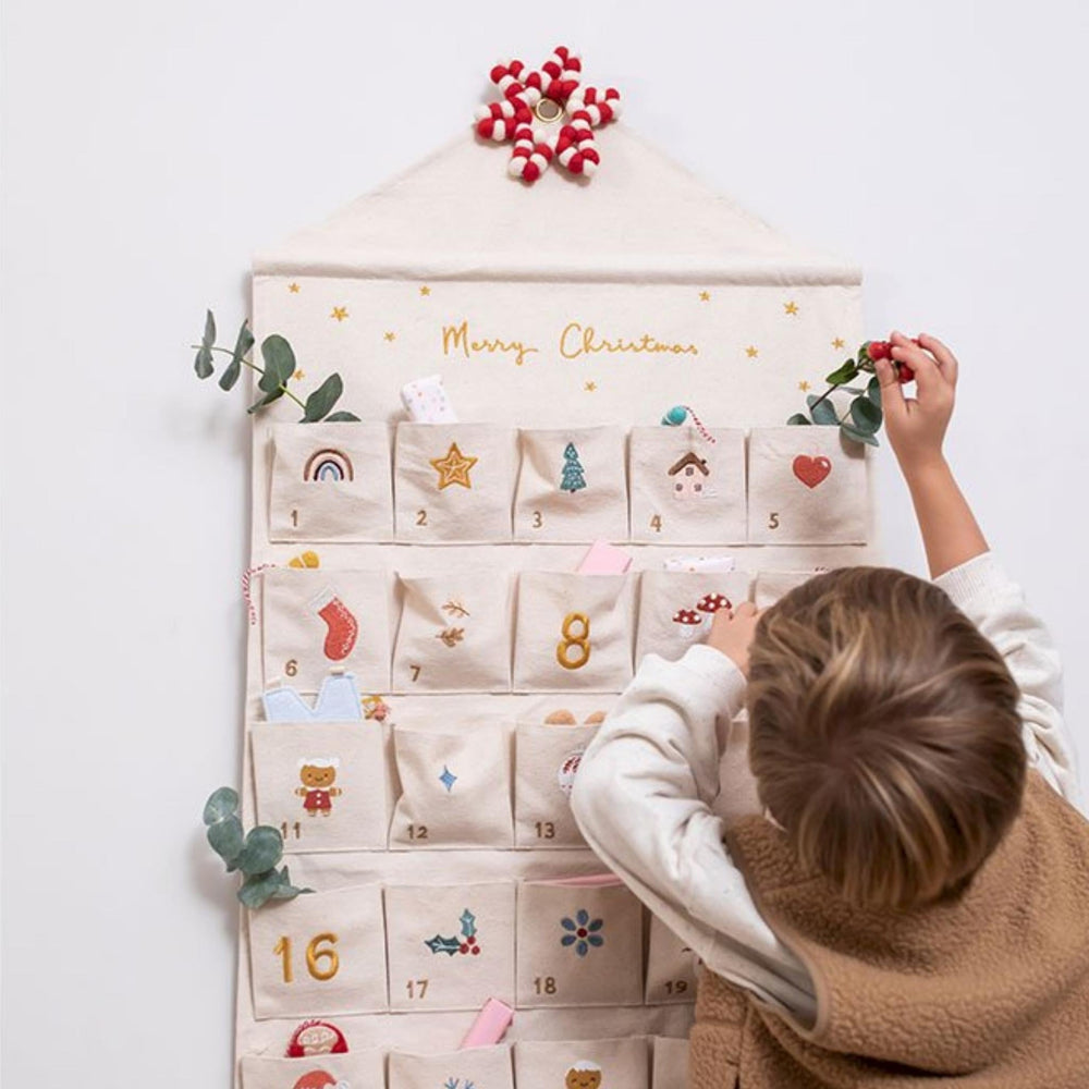 Tutete - Embroidered Advent Calendar - Mabel & Fox