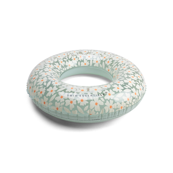 Swim Essentials - Swim Ring - Green Florish - 90cm