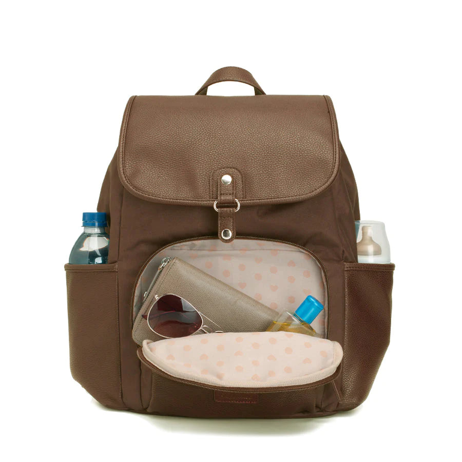 Babymel tan backpack clearance
