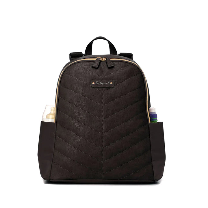 Babymel - Gabby Vegan Leather Backpack - Black