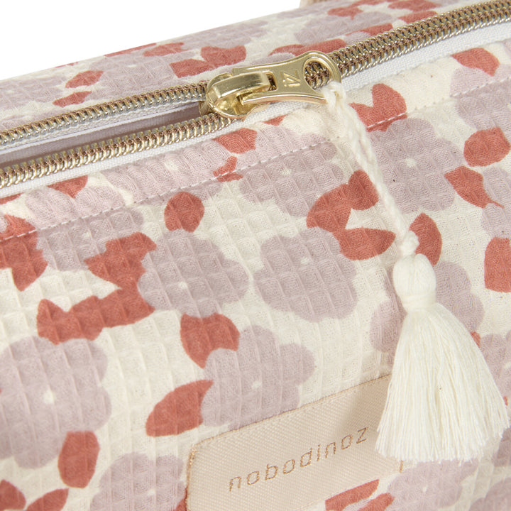 Nobodinoz- Waterproof Changing Bag - Gala Opera - Mauve Sakura