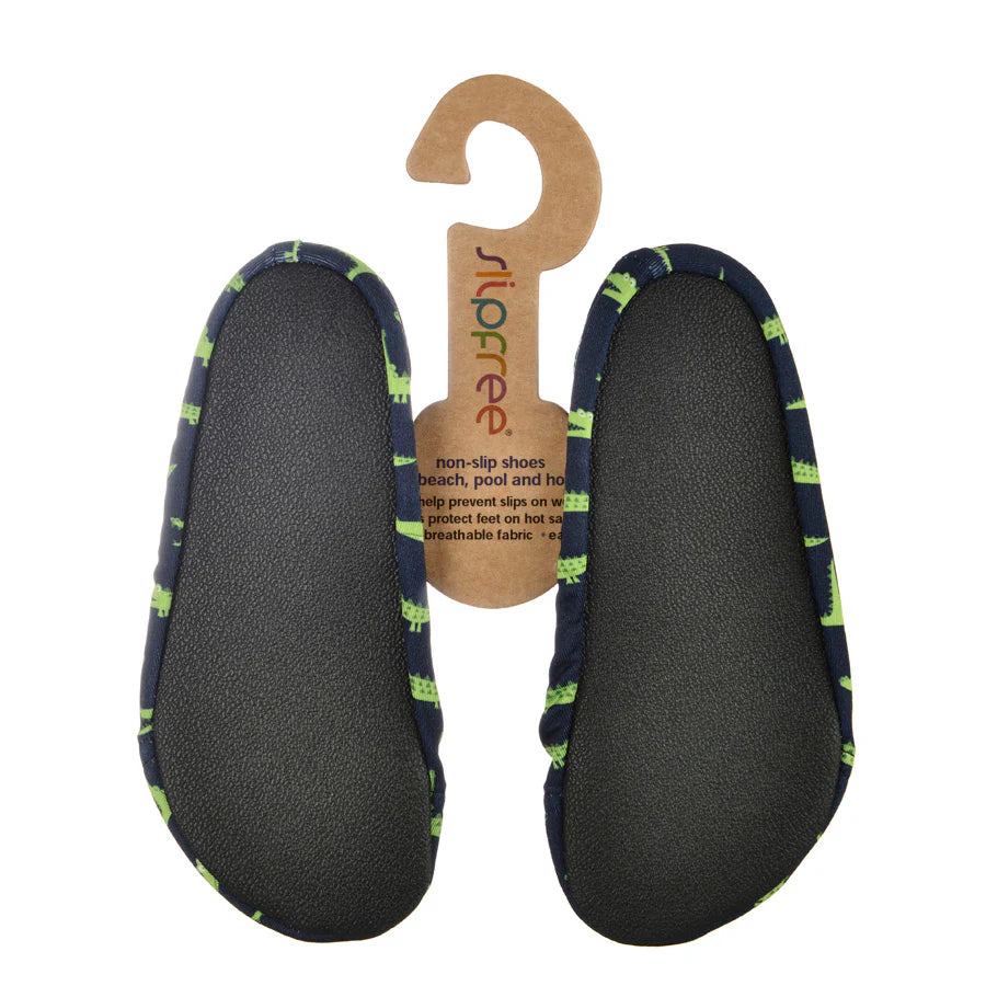 Slipfree - Non-Slip Swim Shoes - Gator- Green