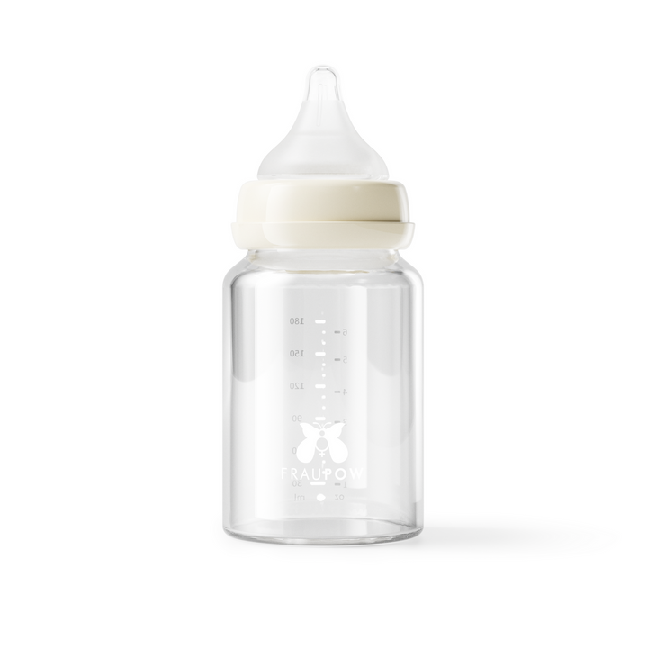 Fraupow - Combi-Feed Glass Baby Bottles (Pack of 3)