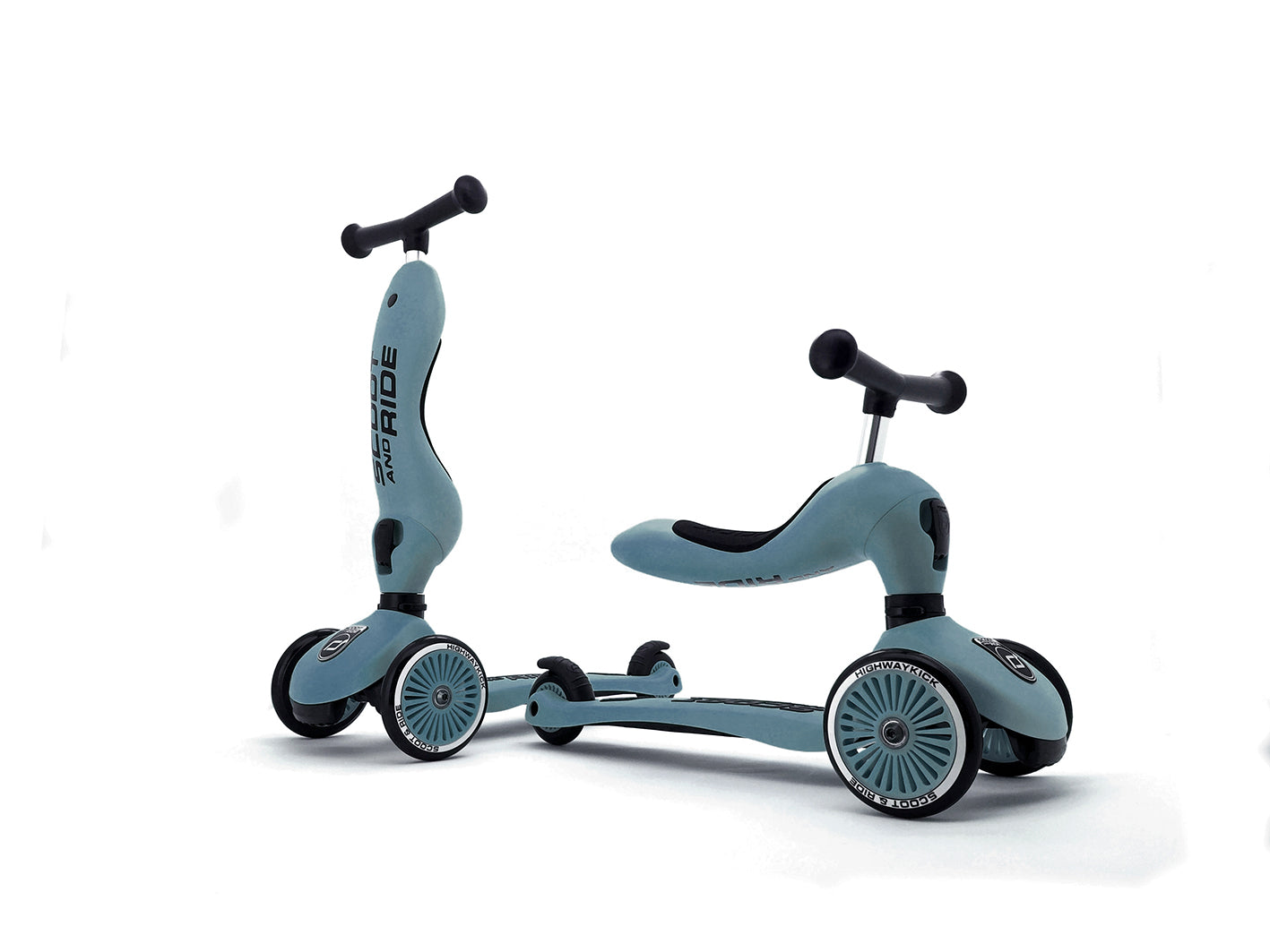 Highwaykick 1 steel 三輪車 Scoot & Ride - Highwaykick 1 - Steel | Mabel & Fox