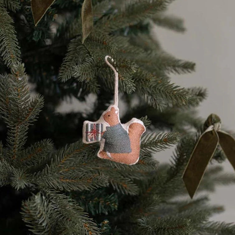 Avery Row - Christmas Tree Decoration - Squirrel - Mabel & Fox