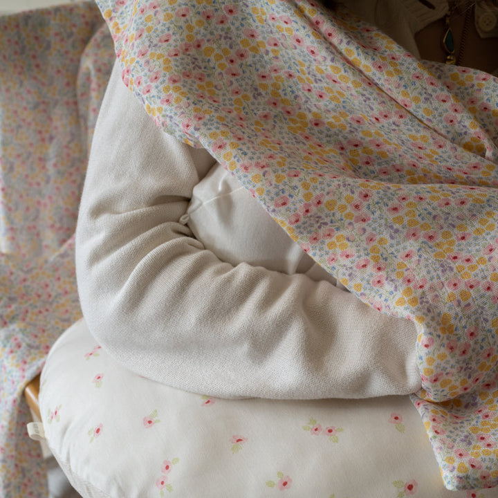 Avery Row - Organic Baby Large Muslin Swaddle - Wildflower Garden