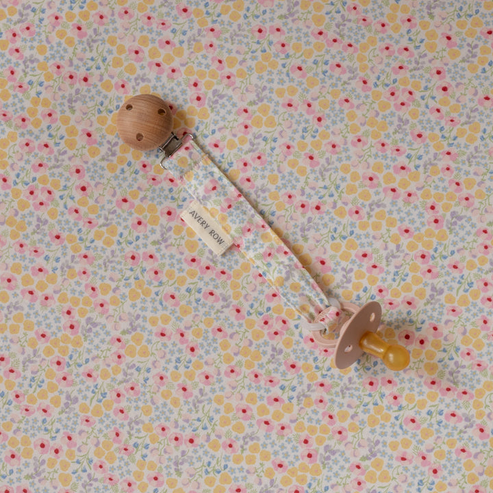 Avery Row - Pacifier Holder - Wildflower Garden