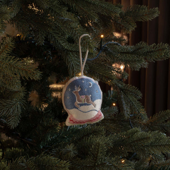 Avery Row - Christmas Tree Decoration - Snowglobe