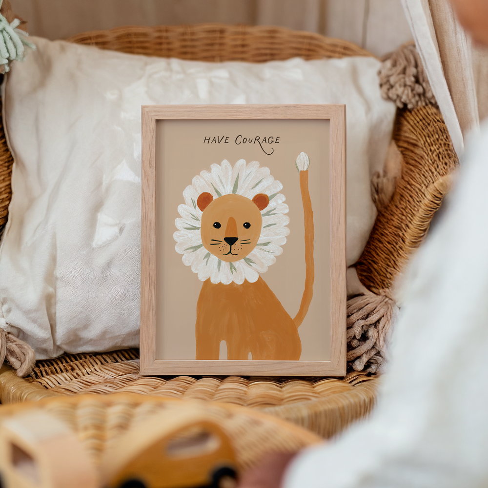 Mabel & Fox - Art Print - Have Courage - Mabel & Fox