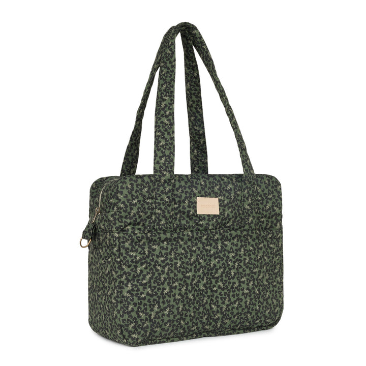 Nobodinoz- Hyde Park Waterproof Stroller Bag - Forest Yumiko