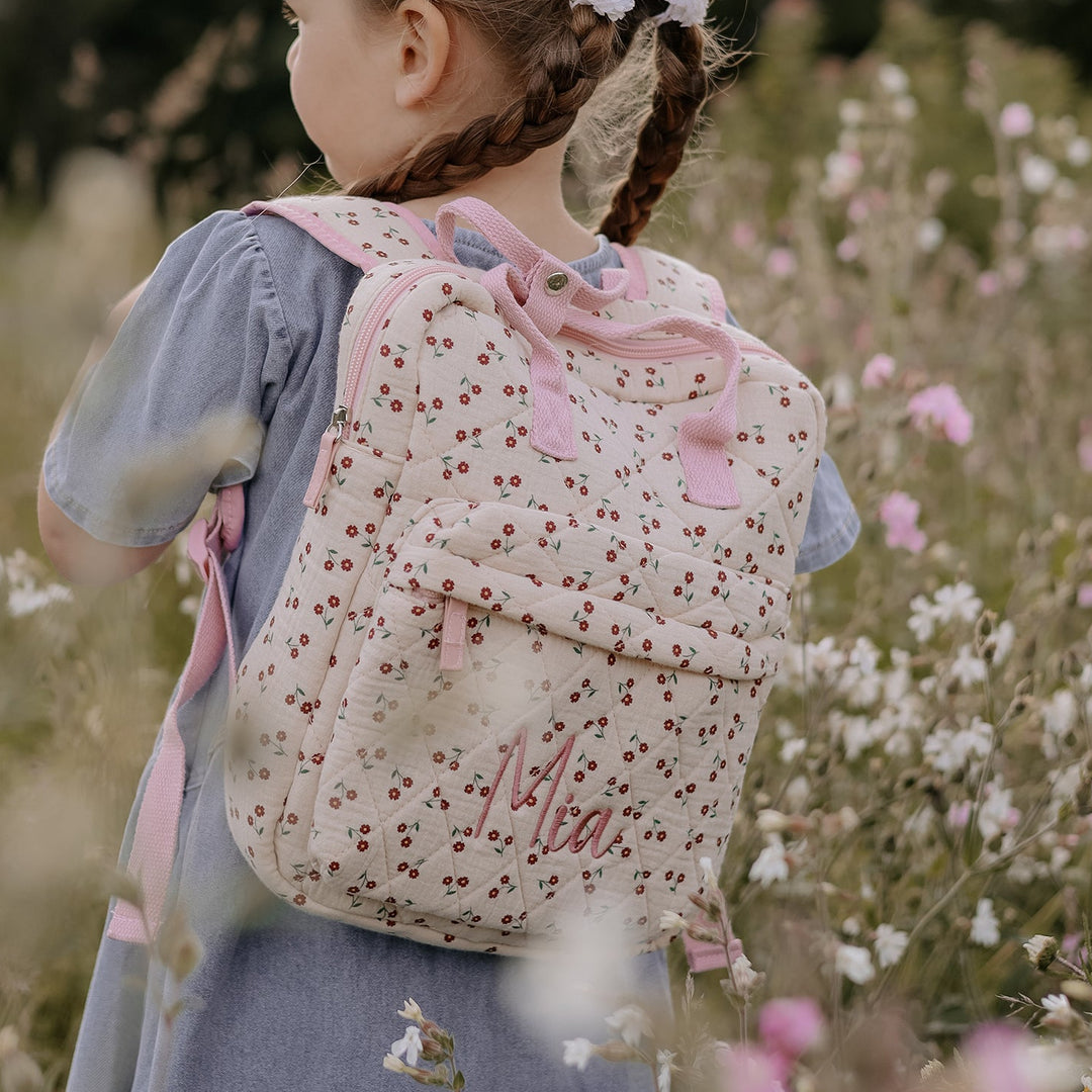 Rockahula - Personalised Rucksack - Quilted Wildflower