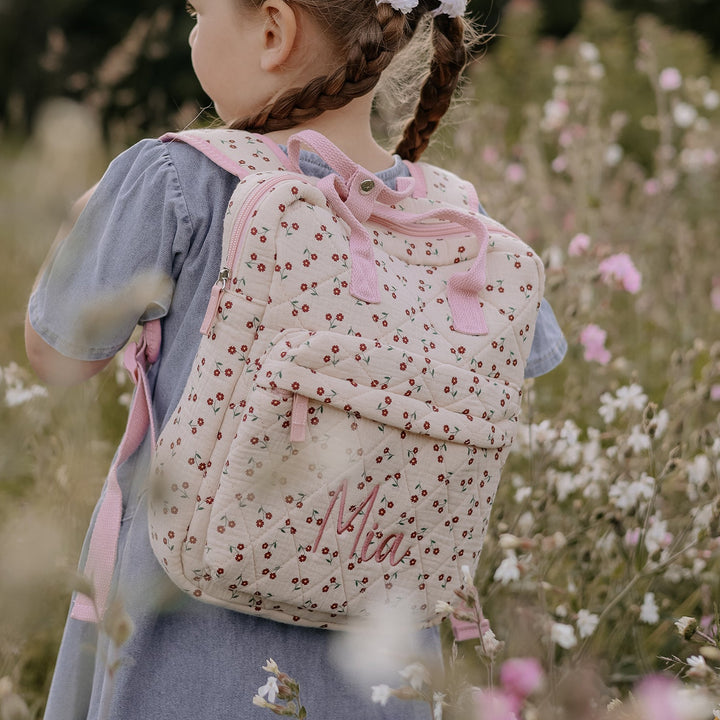 Rockahula - Personalised Rucksack - Quilted Wildflower