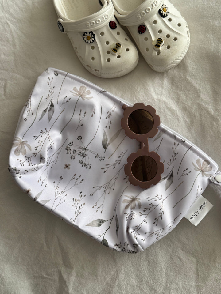 Mabel & Fox - 2 Pcs Wet Bag Set - Boho Safari & Natural Wildflower - Mabel & Fox