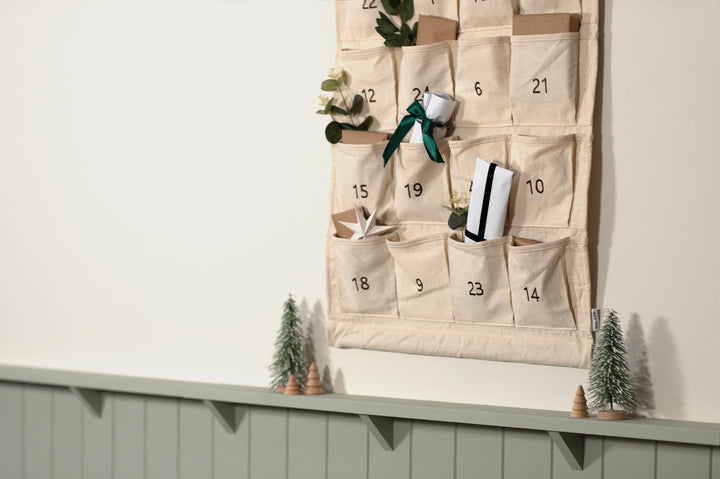 Mabel & Fox - Personalised Advent Calendar - Canvas Bow - Mabel & Fox