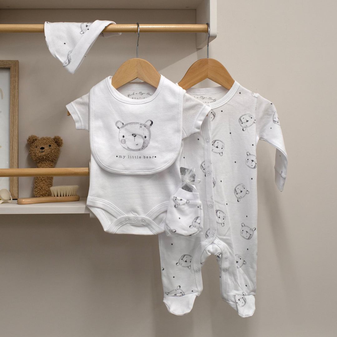 Mabel & Fox - 5 Piece Outfit Set - Baby Bear - Mabel & Fox