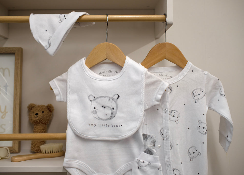 Mabel & Fox - 5 Piece Outfit Set - Baby Bear - Mabel & Fox