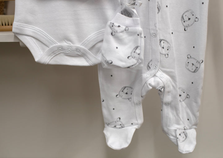 Mabel & Fox - 5 Piece Outfit Set - Baby Bear - Mabel & Fox