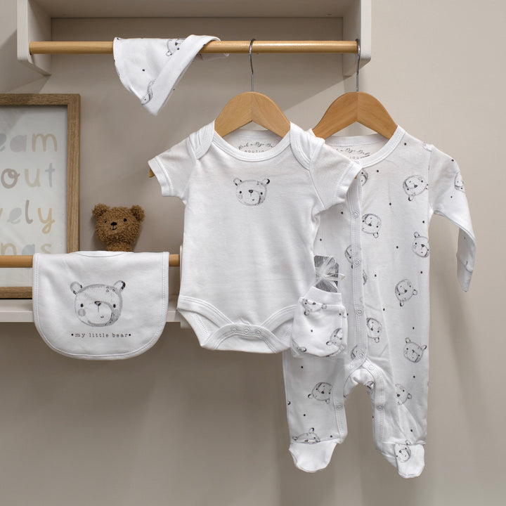 Mabel & Fox - 5 Piece Outfit Set - Baby Bear - Mabel & Fox